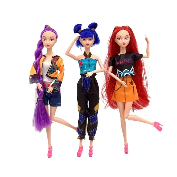 Set 3 papusi K-POP Devil Hunter Girls Impact Vision
