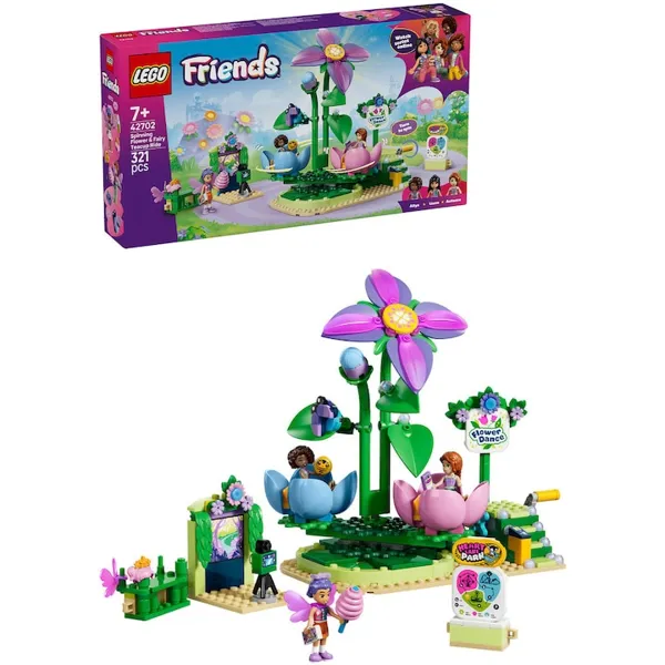 LEGO Friends Floare rotitoare si ceasca pentru zane 42702
