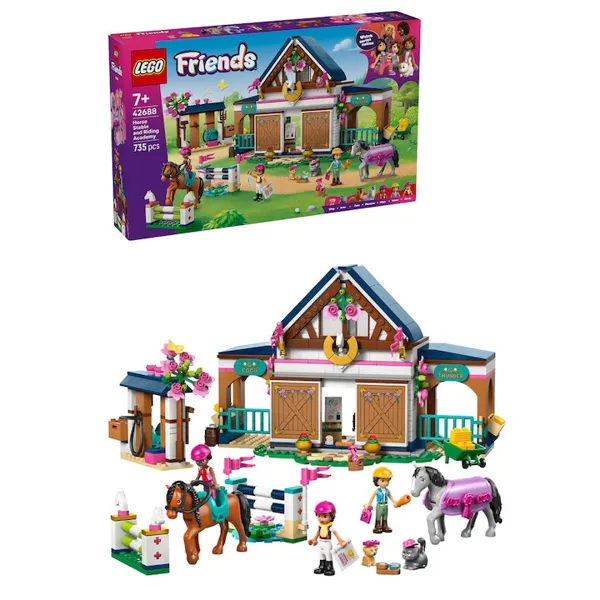 LEGO Friends Grajd de cai si academie de echitatie 42688