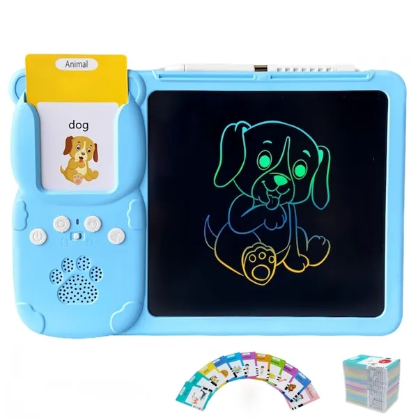 Jucarie Educativa Montessori cu Tableta LCD de Scris si Desenat pentru Copii