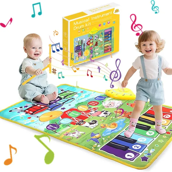 Covoras muzical 3 in 1 interactiv copii