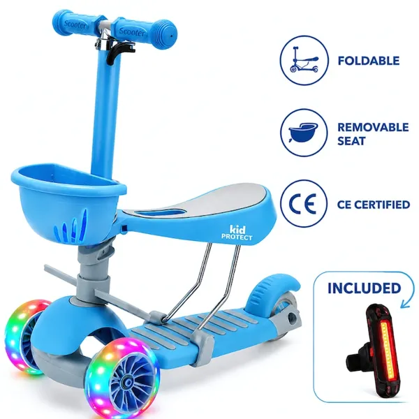 Trotineta Copii 3 in 1 KidProtect Ultra Safe
