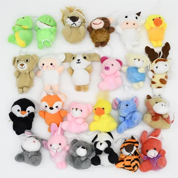 Set 24 Jucarii de Plus Mini Animale