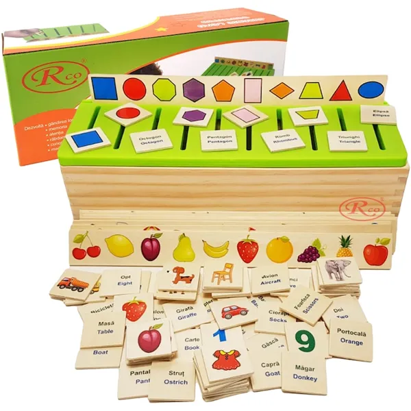Joc Montessori RCO in limba romana/engleza